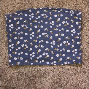 wild fable flower tube top